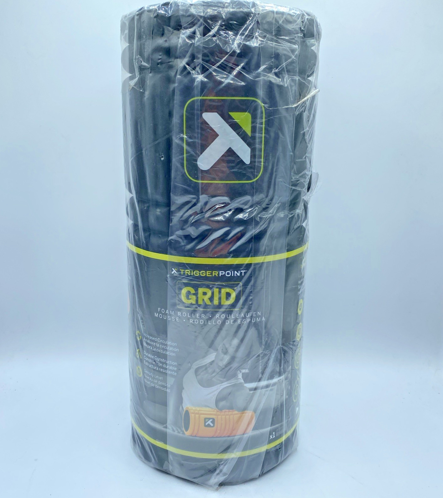 Foam Fitness Roller for Deep Tissue Massage Grid Muscle Trigger Point Muscles