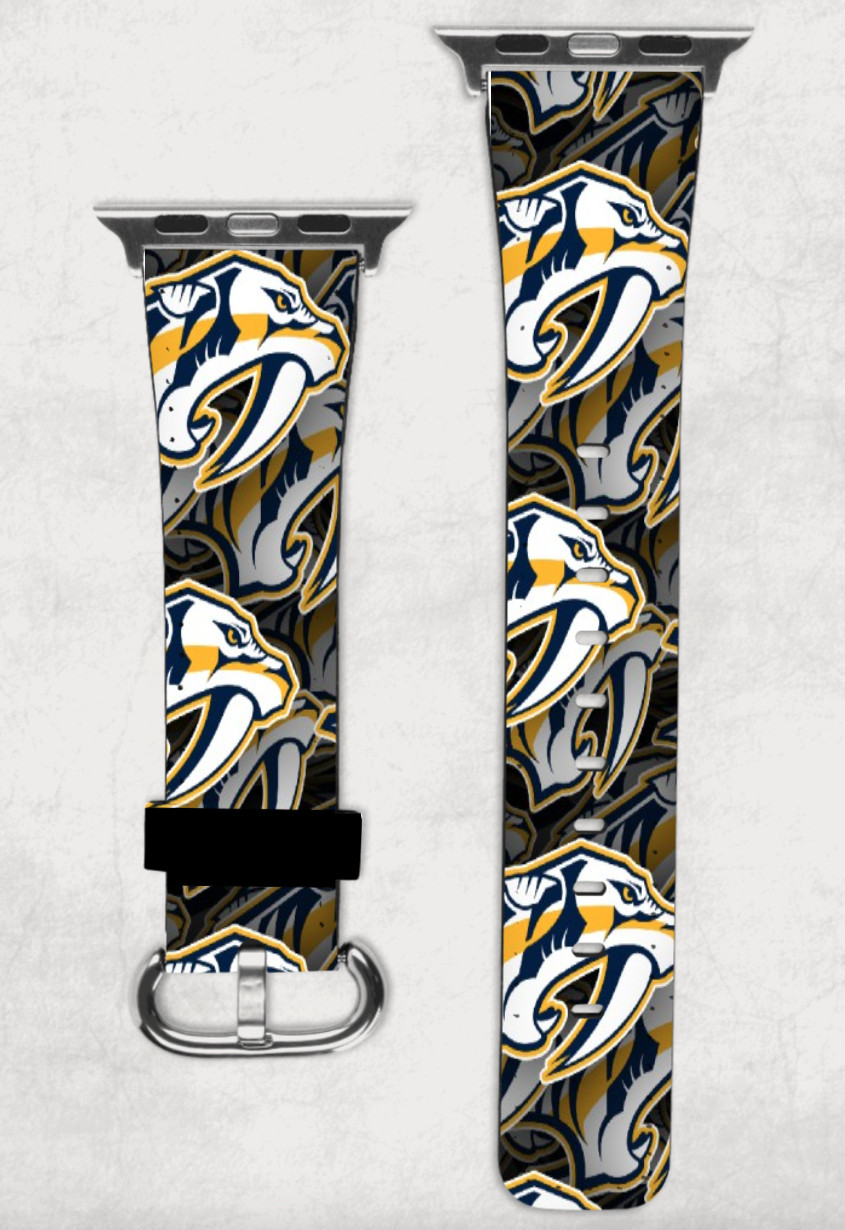 Nashville Predators Apple Watch Band NEW 38/40/41 & 42/44/45 NHL Hockey