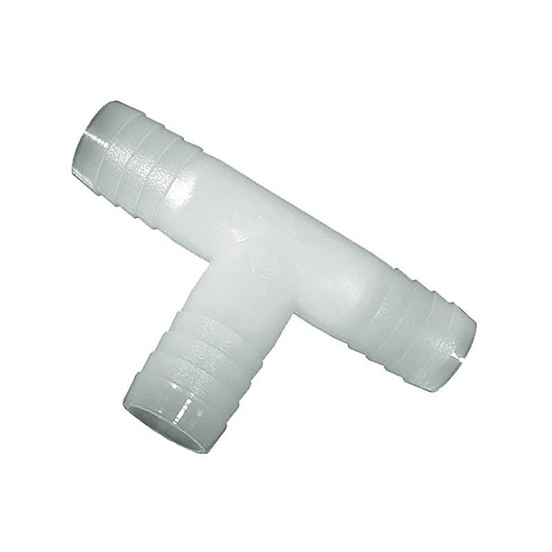 Green Leaf CBT3160BG1 Nylon White Tee 3/16 Barb x 3/16 Barb x 3/16 Dia. in.