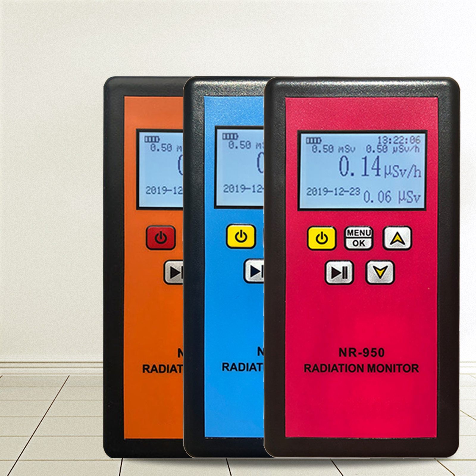 GM LCD Geiger Nuclear Radiation Detector Counter Dosimeter Monitor Alarm DevicMA