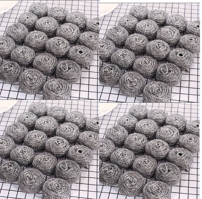 40 Pcstainless Steel Scrubbers for Kitchen - High-Quality,Uncharged Cleaning
