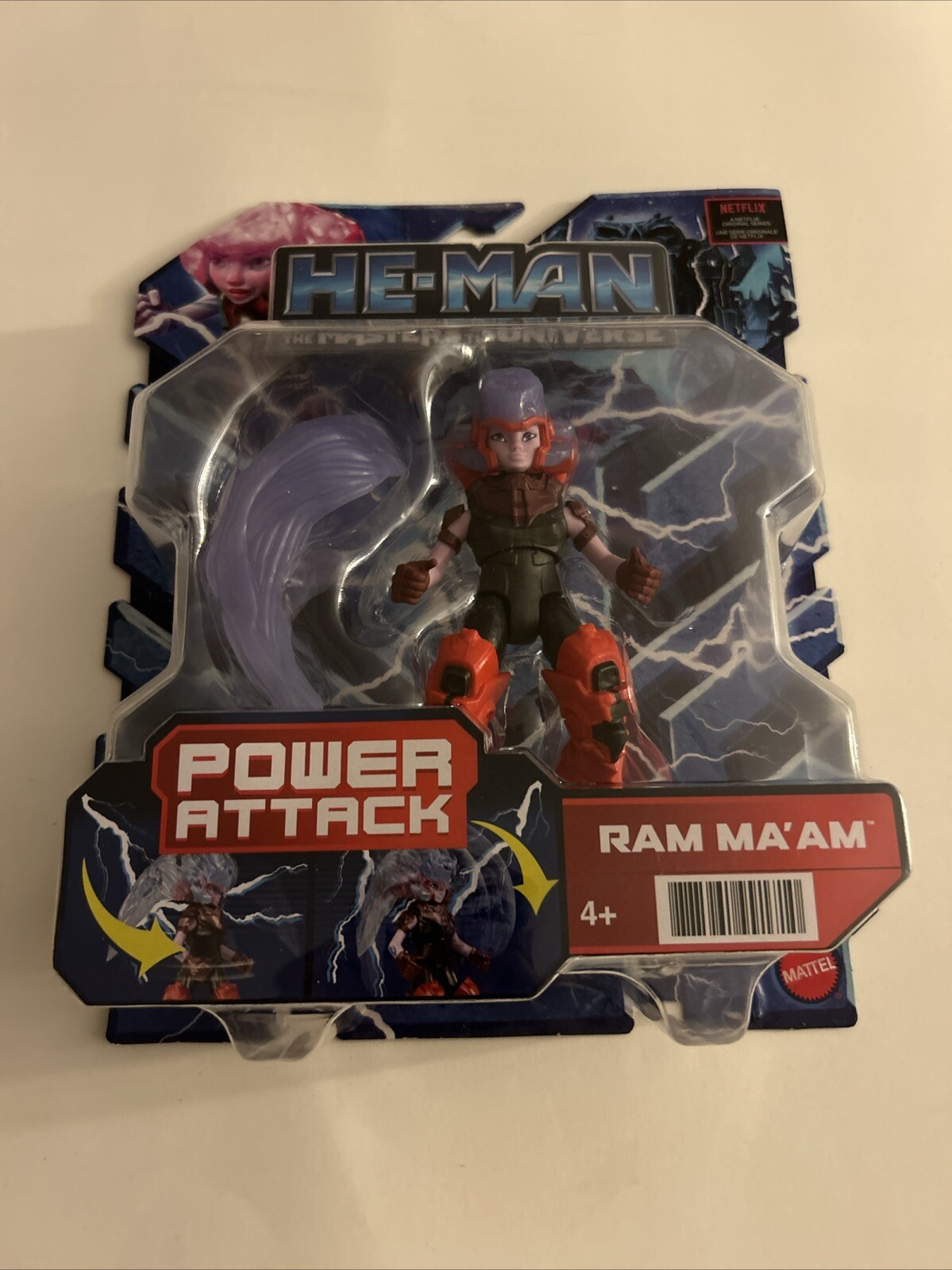 Mattel Collectible - Masters of the Universe Animated Ram Ma'am with Power Attac