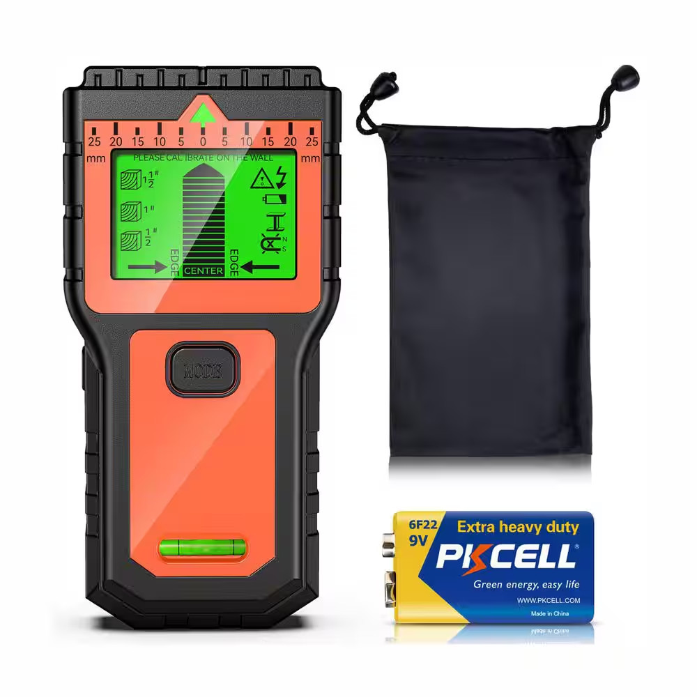 8 in 1 Multifunctional Wall Scanner Stud Finder with 6 Modes for Studs Wood Meta