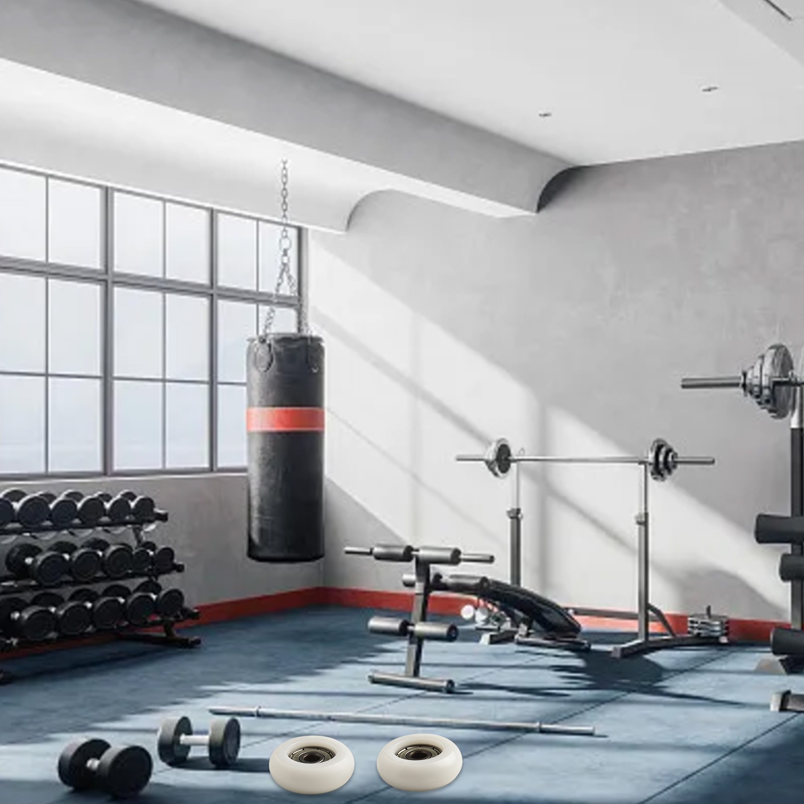 For Gym Equipment Rollers Pack of Four Suitable for Model Compatibility