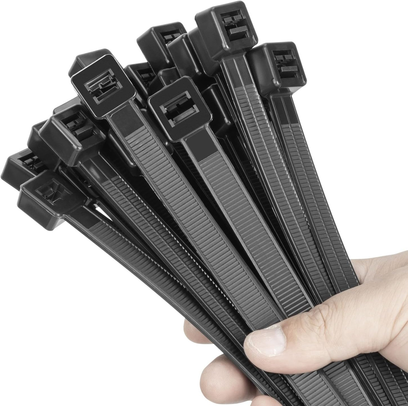 18 Inch Heavy Duty Cable Ties Pack of 100 UV Resistant Nylon Long Fasteners 300
