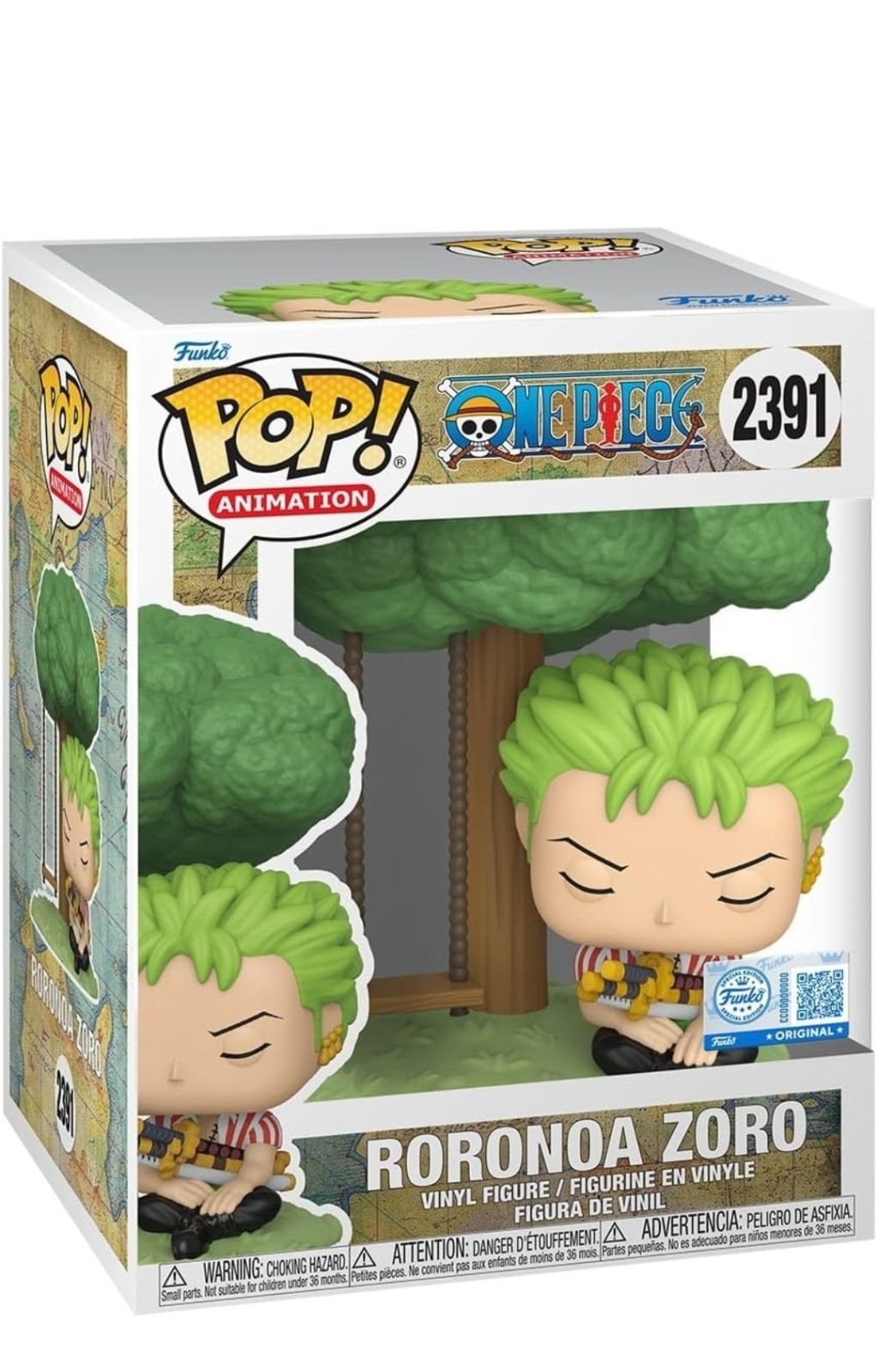 One Piece Funko Pop Roronoa Zoro Sleeping Exclusive SOLD OUT!! IN HAND # 2391