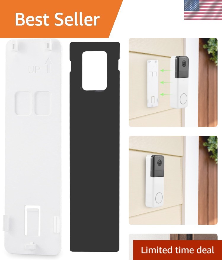 Stick-On No Drill Back Plate for Wyze Video Doorbell Pro - Easy Install
