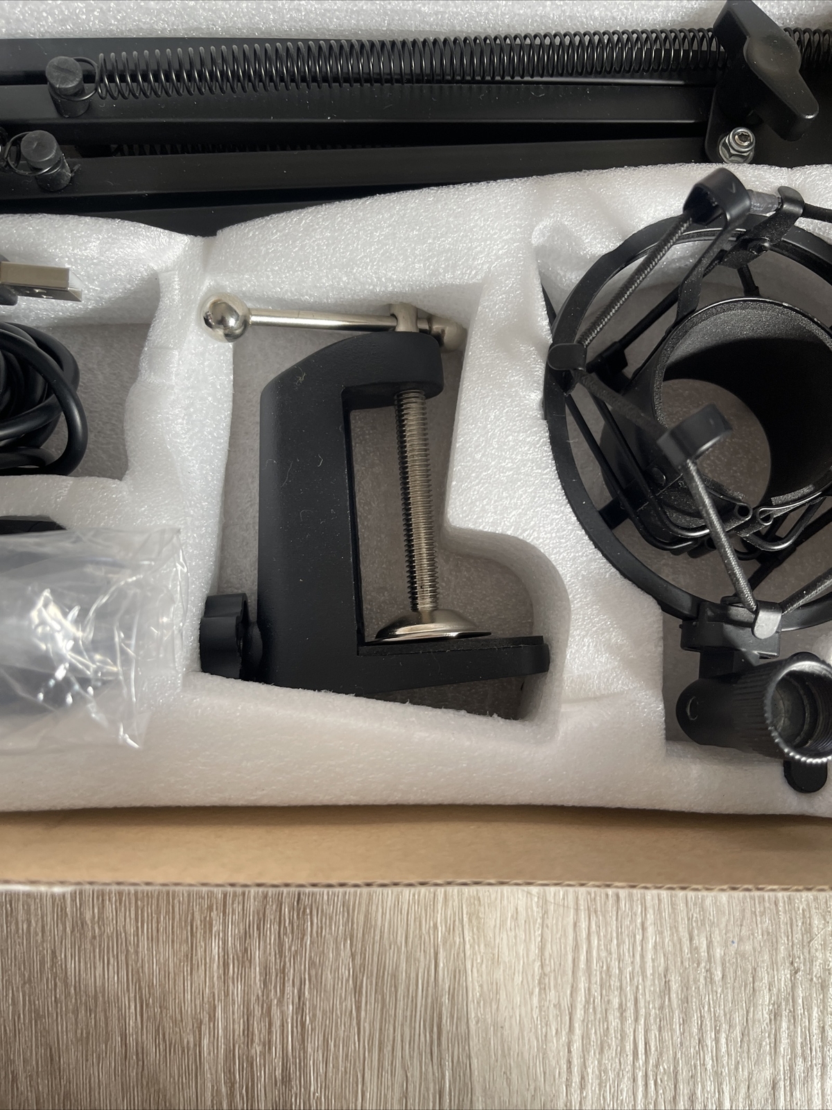 Rofeer Microphone Set Professional USB Condenser Open Box Never Used Complete