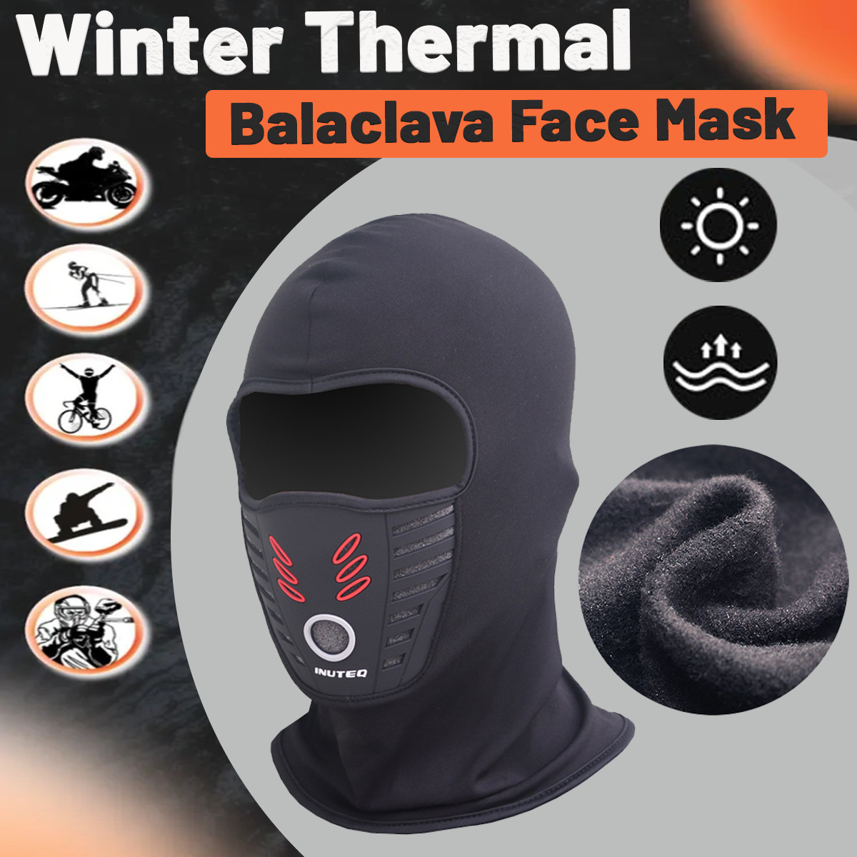 Winter Masks for Men Women Windproof Balaclava Ski Mask Face Mask for Motorcycle