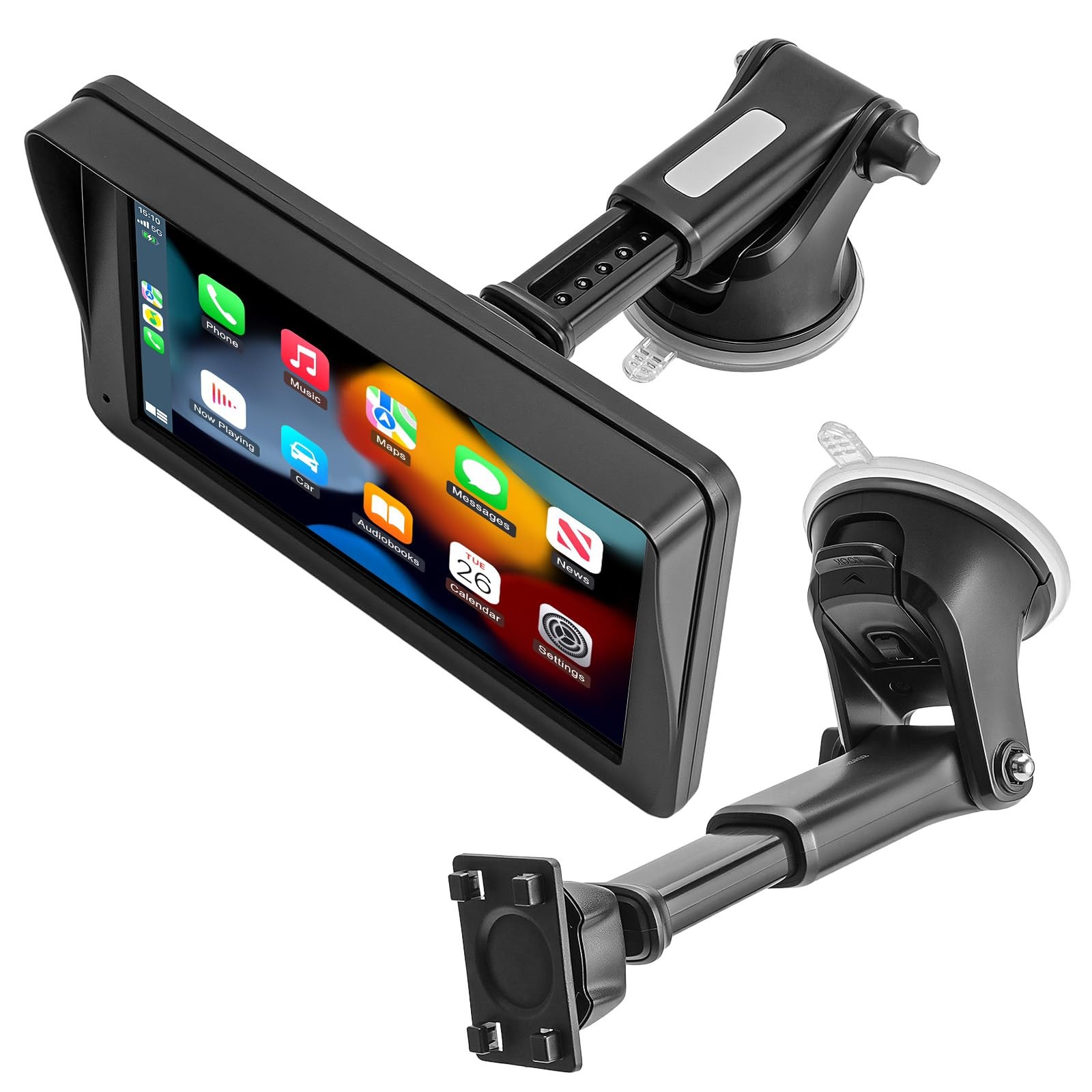 1Zero Replacement CarPlay Suction Mount with Extension Arm for 7-11 Inch