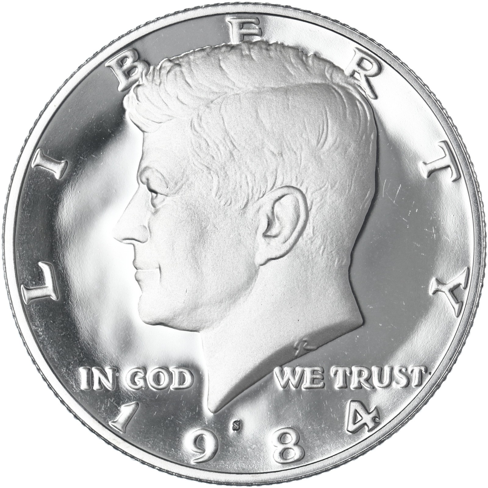 1984 S Kennedy Half Dollar Gem DCam Proof CN-Clad