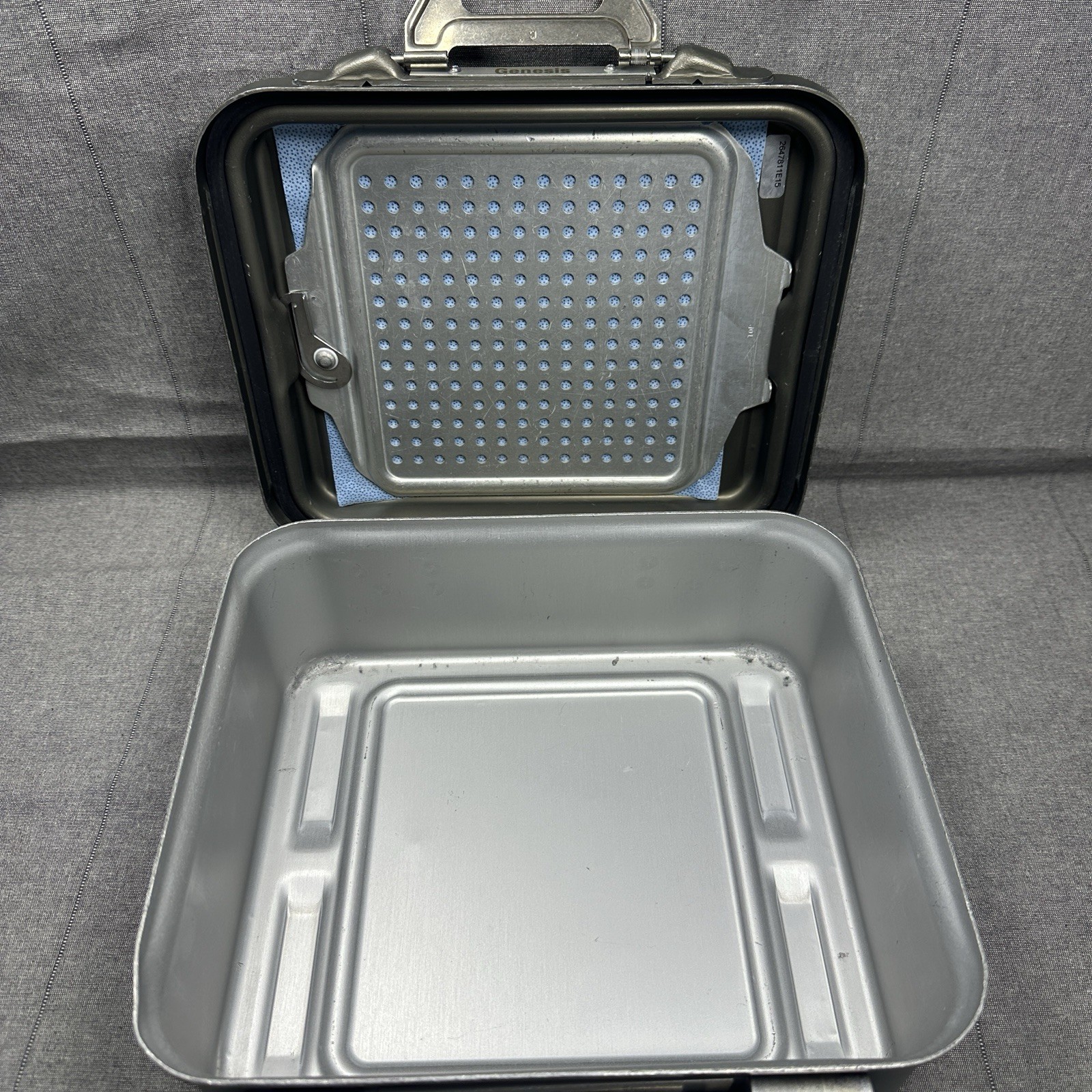 V. Mueller CD1-5C Genesis Sterilization Container 11"X12"X5" Deep Solid Half