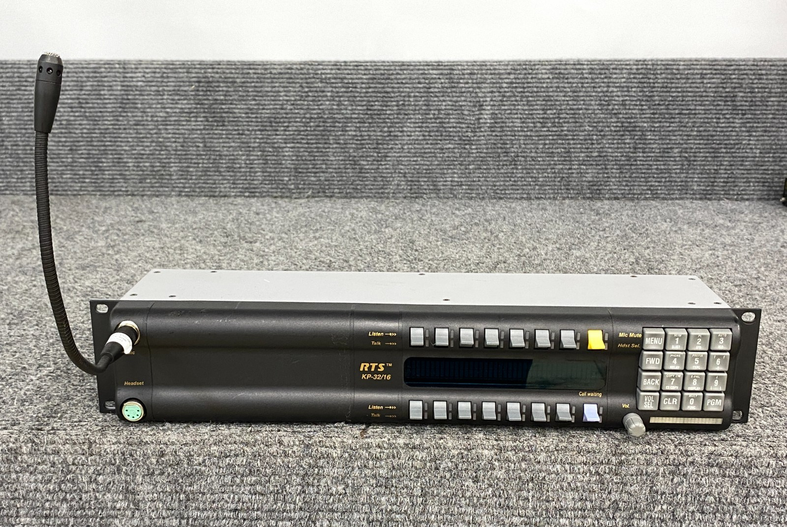 RTS Telex KP-32/16 Digital Matrix Intercom Keypanel w/ Mic (Unit Only)