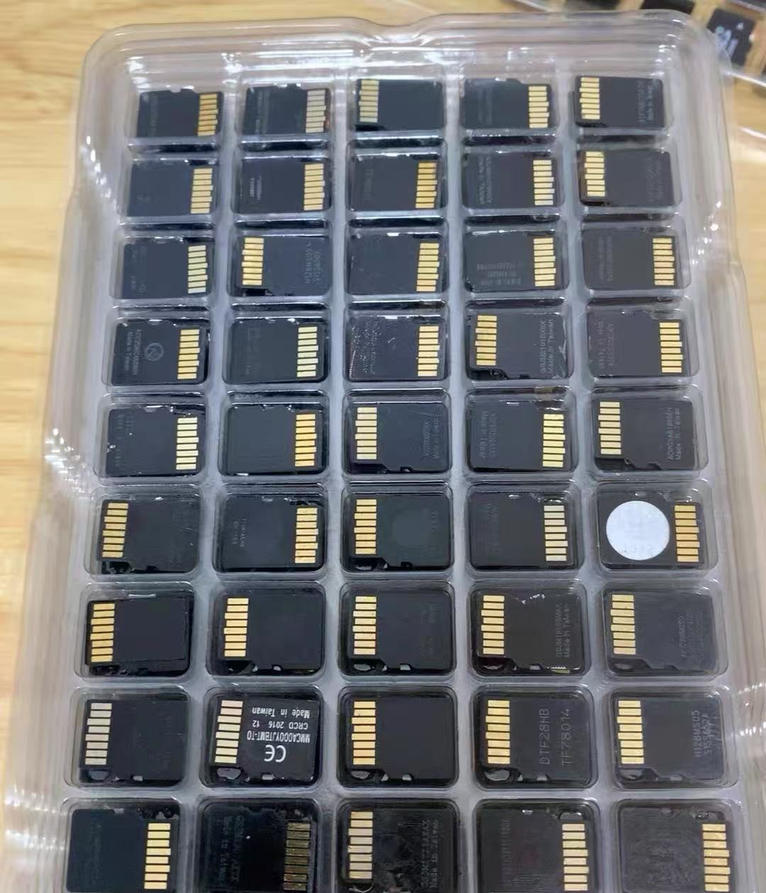 100pcs wholesale 128MB TF SD Cards Flash Memory Mixed BRAND