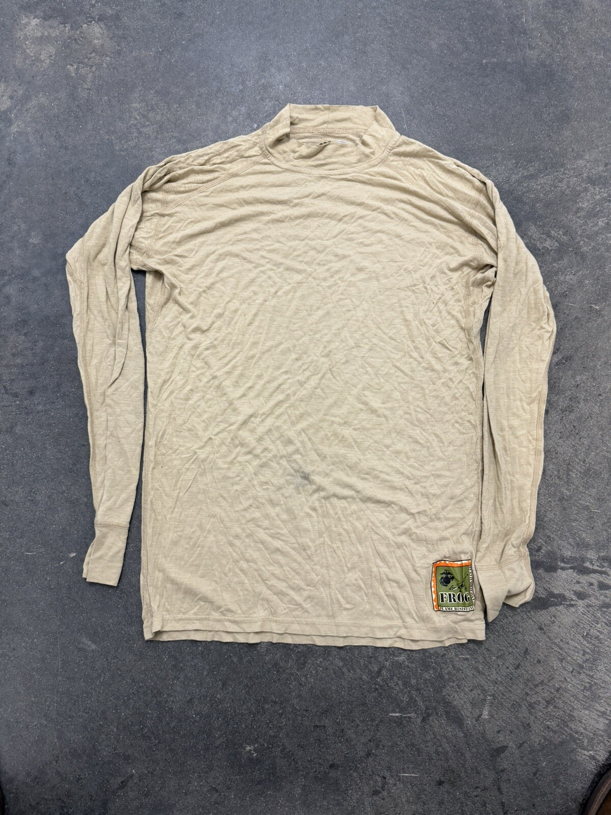 USMC FROG XGO Silkweight Top Small Regular Sand/Tan READ
