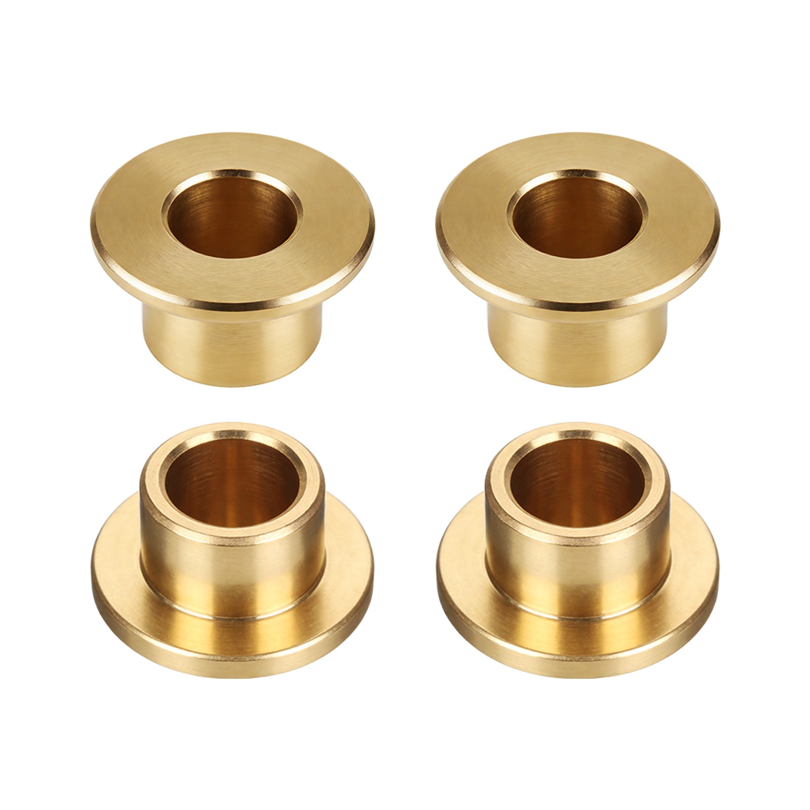4Pcs 10x14x12mm Flange Sleeve Bearing MACHINE Self-Lubricating Sintered Bushing