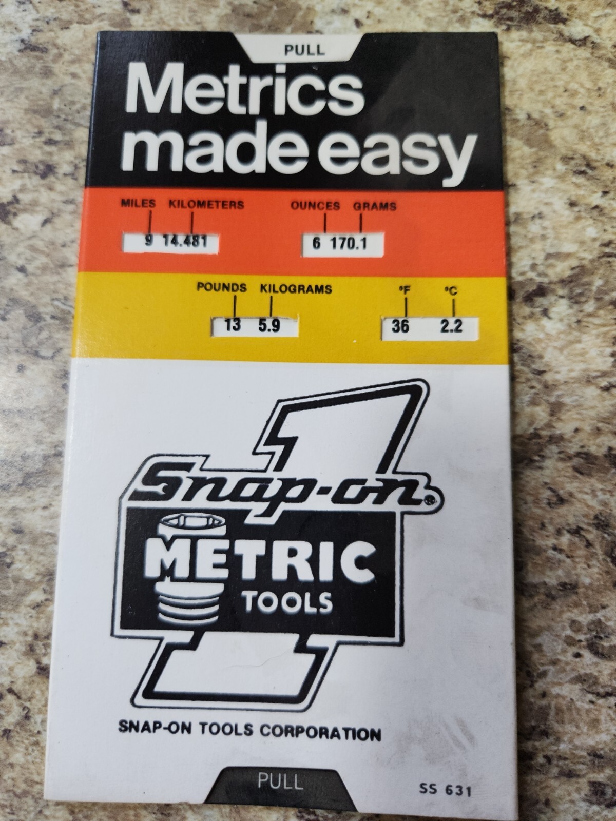 Snap On Metrics Made Easy, Assembly Chart, And Torque Computer