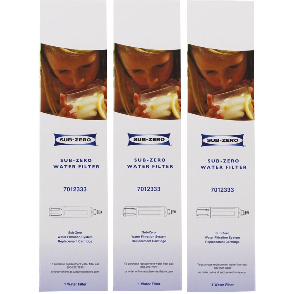 SUB-ZERO 7012333 Ice Maker Water Filter - 3 PACK, USA STOCK