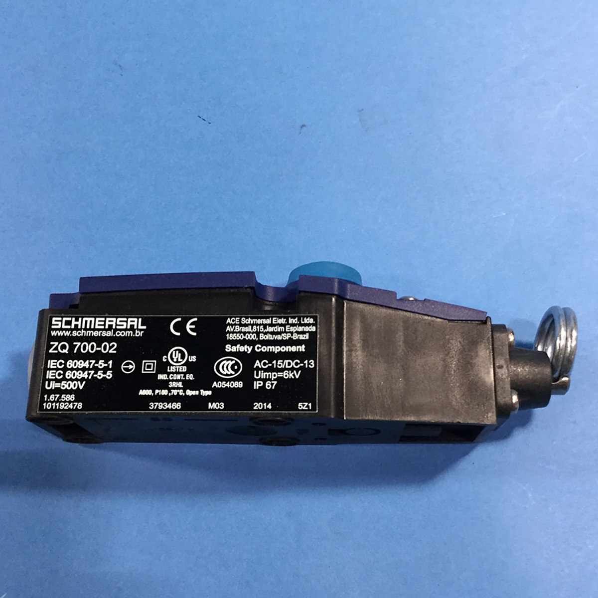 SCHMERSAL ZQ700-02 Cable Switch New
