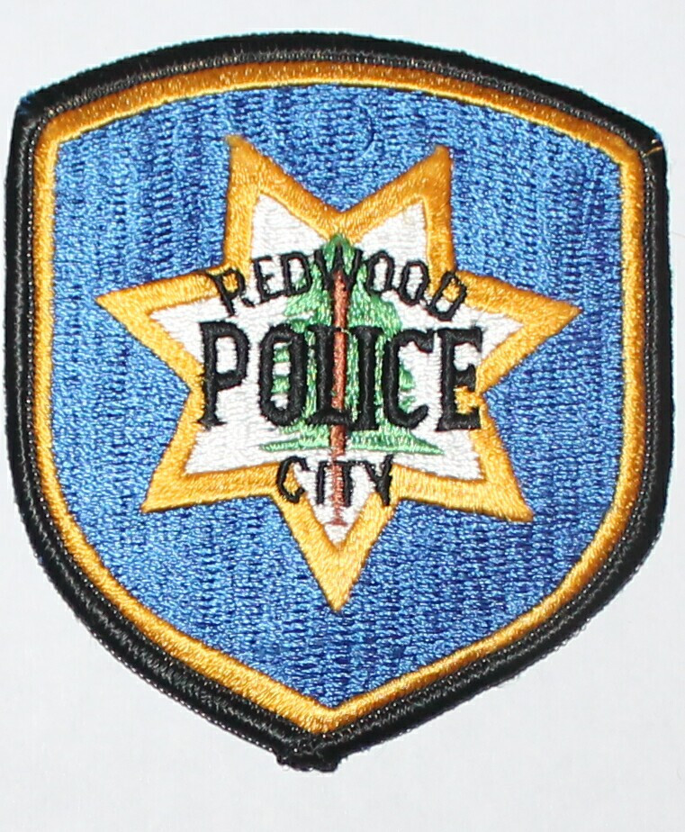 Older REDWOOD CITY POLICE San Mateo County California CA PD patch