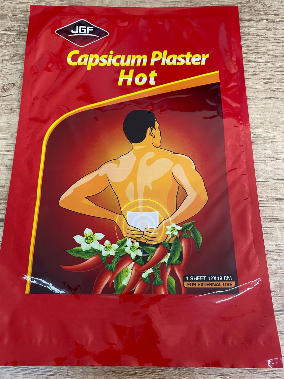 10 Count Capsaicin Patches,4.72"x7.08" Hot Capsicum Patch