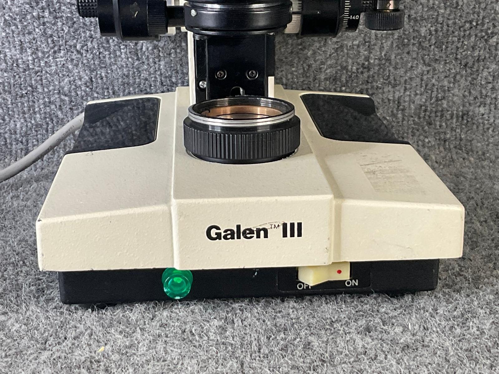 Leica Galen III Binocular Compound Microscope Professional Used