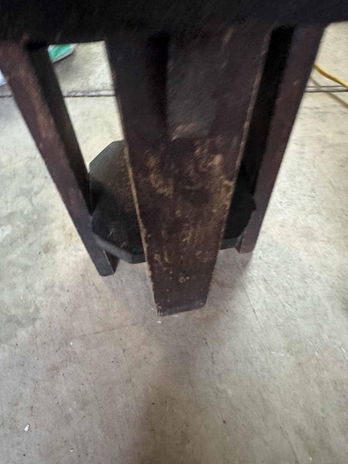 Vintage Antique wooden milking stool