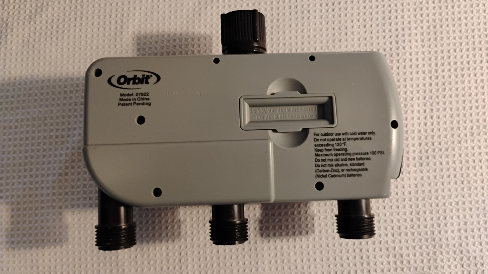 Orbit 3-Outlet Digital Watering Timer