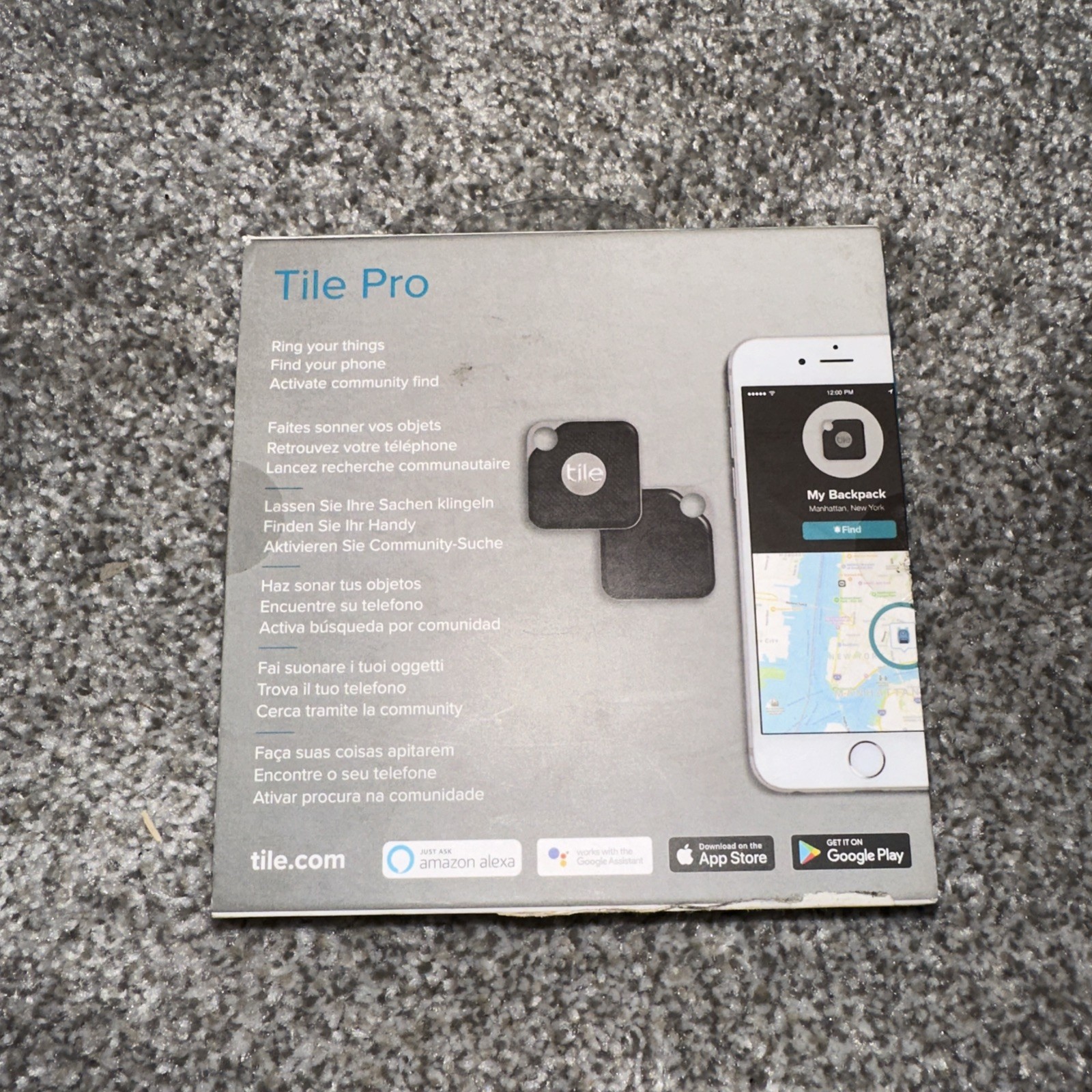Tile Pro RT-15001 Item Tracker - Black