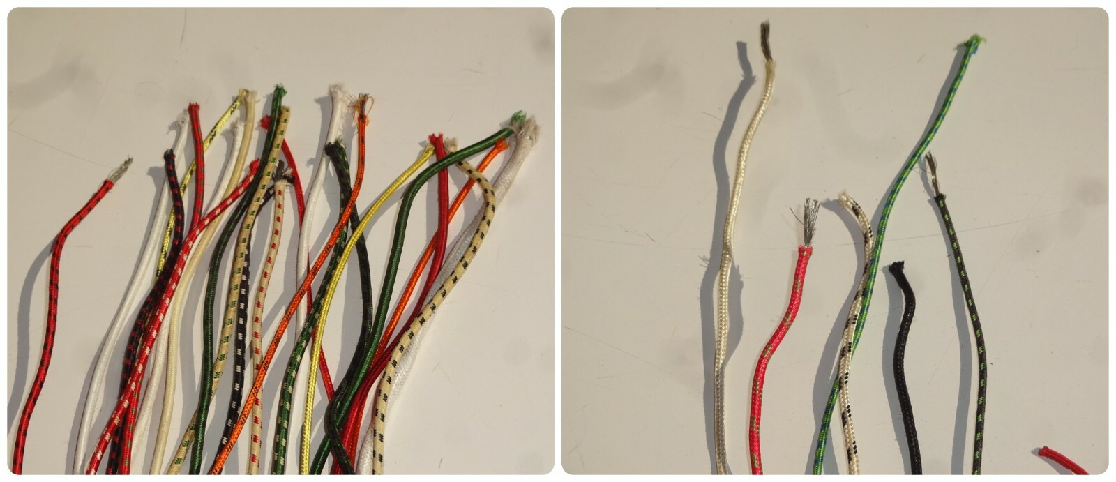 Vintage Cloth Wire--Mix Lot