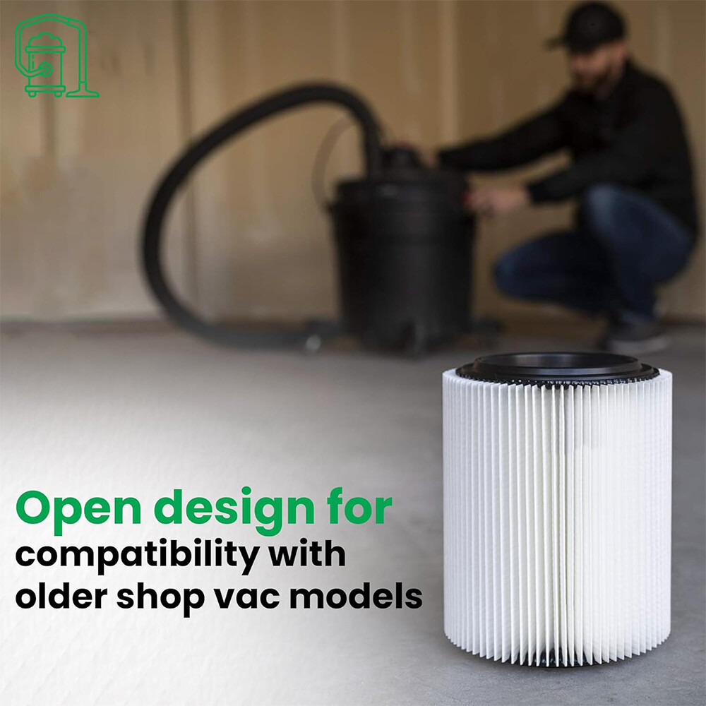 Replacement Shop Vac Filter for Sears Craftsman 5+ 6 8 12 16 gallon Wet Dry Vac