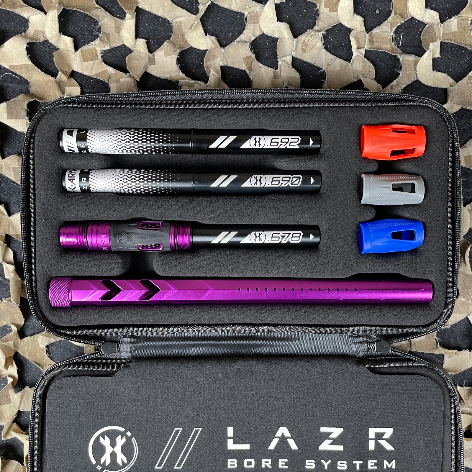 HK Army 15" LAZR Elite Fossil Barrel Kit Black Inserts - Dust Purple- Luxe