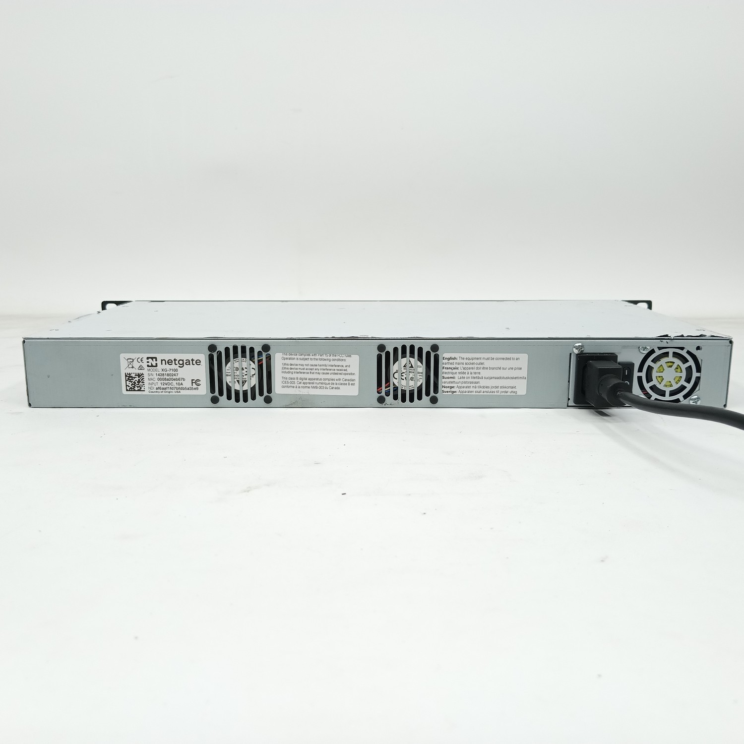Netgate XG-7100 Network Security Firewall VPN Appliance