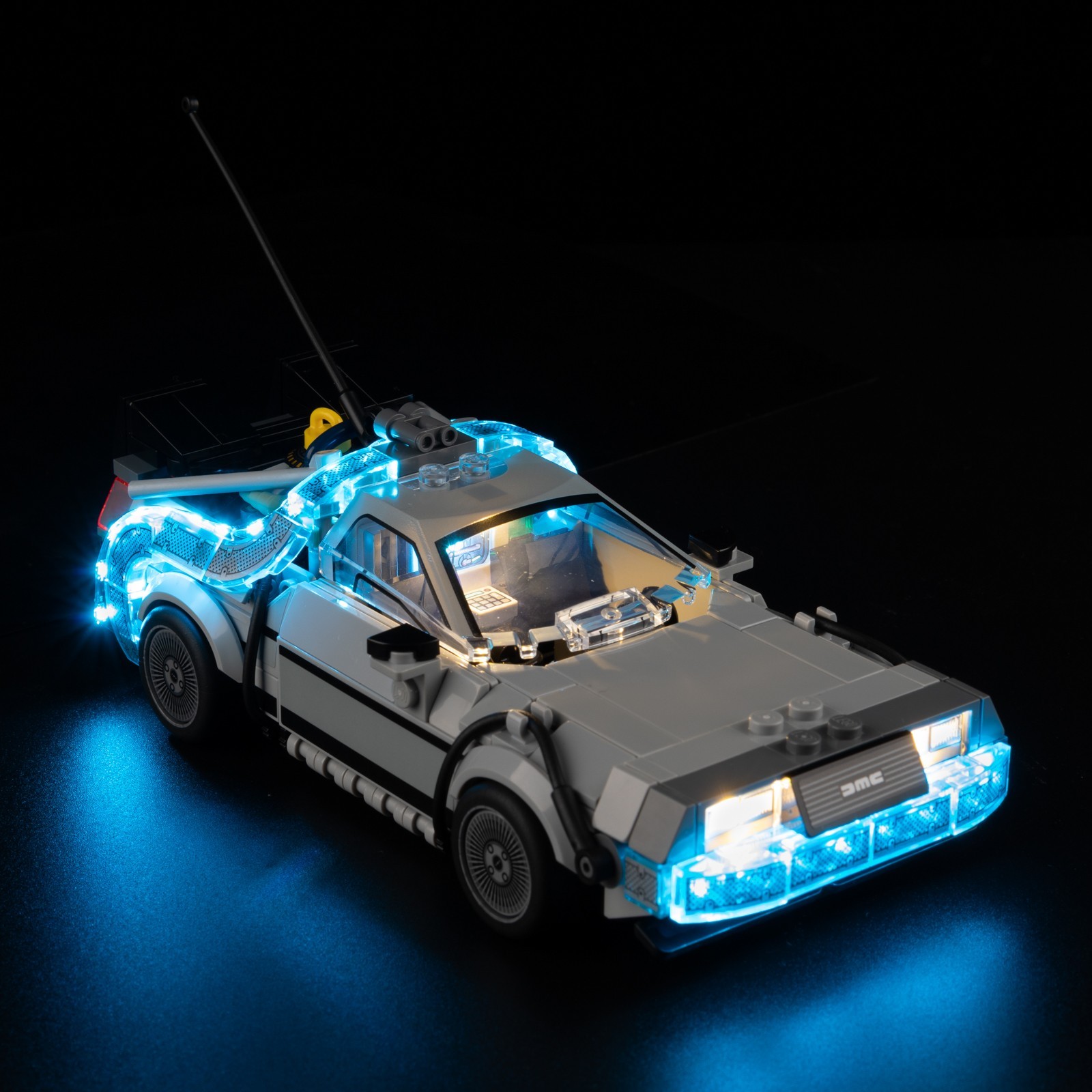 LED Light Kit for LEGO® Time Machine from Back to the Future 77256