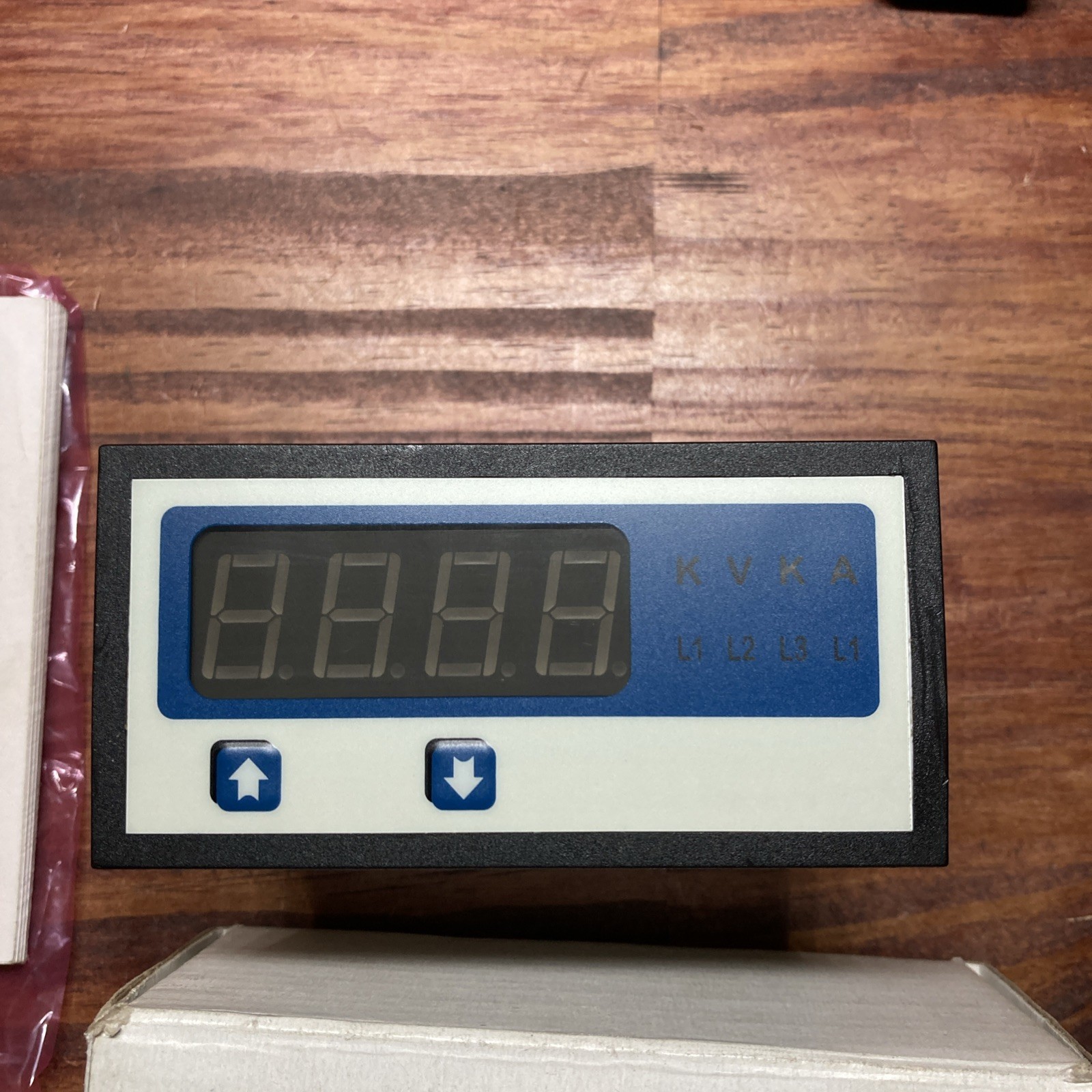 NIB RISH 1 Phase Programmable Digital Panel Meter 12G483 RISH DPM-PGDA