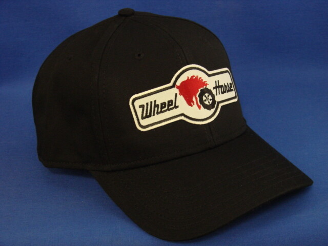 Wheel Horse Garden Tractor Hat - Black - Low Crown