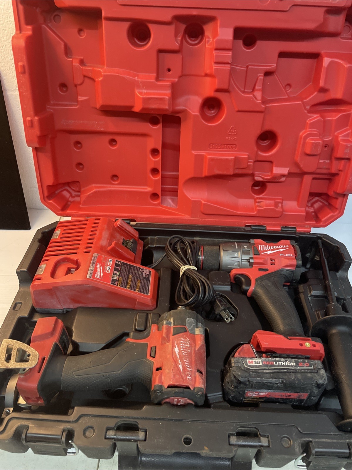 Milwaukee 3697-22 M18 FUEL 18V Cordless 2-Tool Combo Kit - Read Description