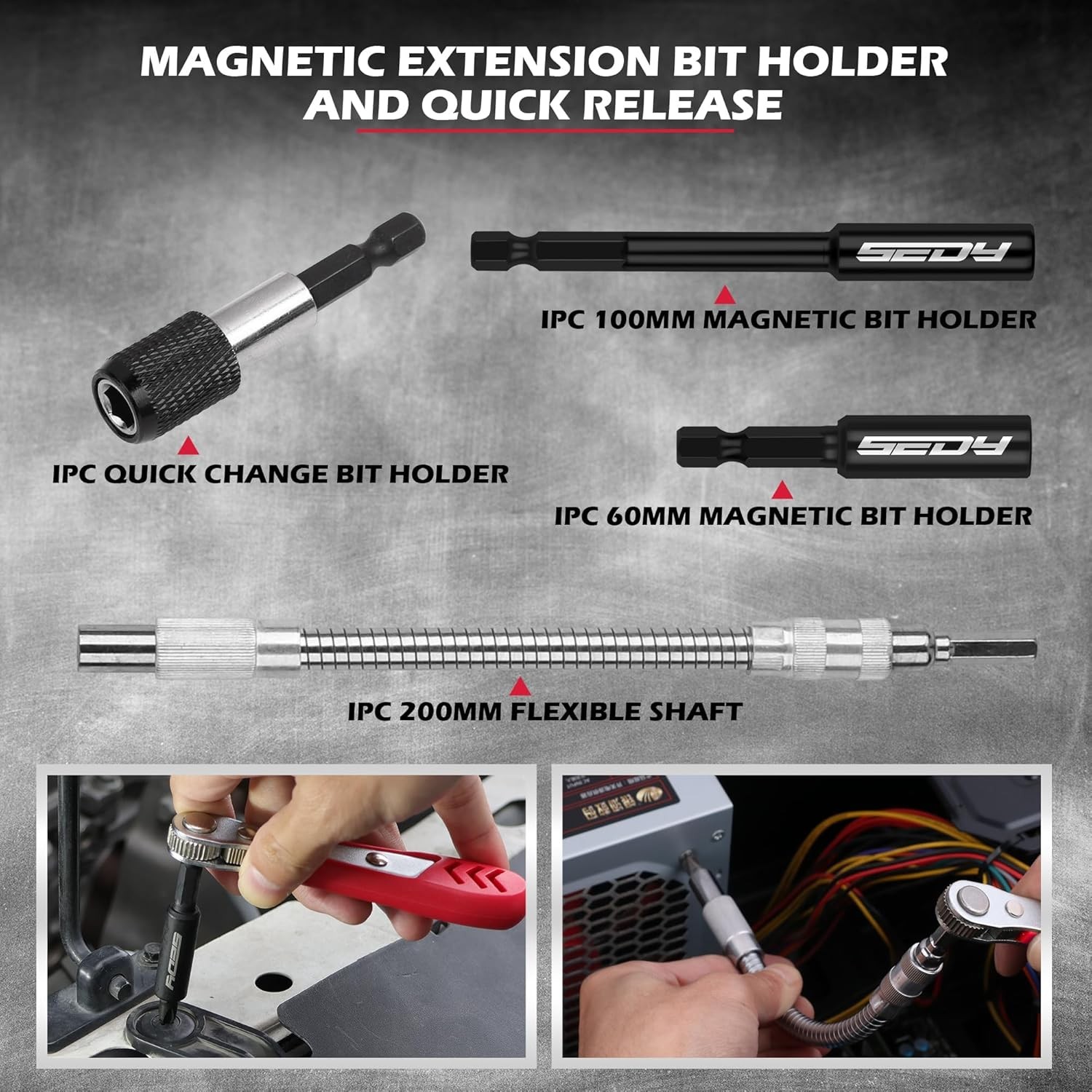 232-Piece Ultimate Screwdriver Bit Set, Cr-V Impact Driver Bit Set Includes Secu