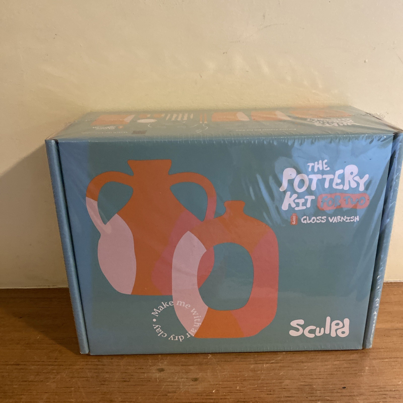 Sculpd Pottery Making Starter Kit for 2 Kiln-Free Clay Sculpting Arts Set NEW