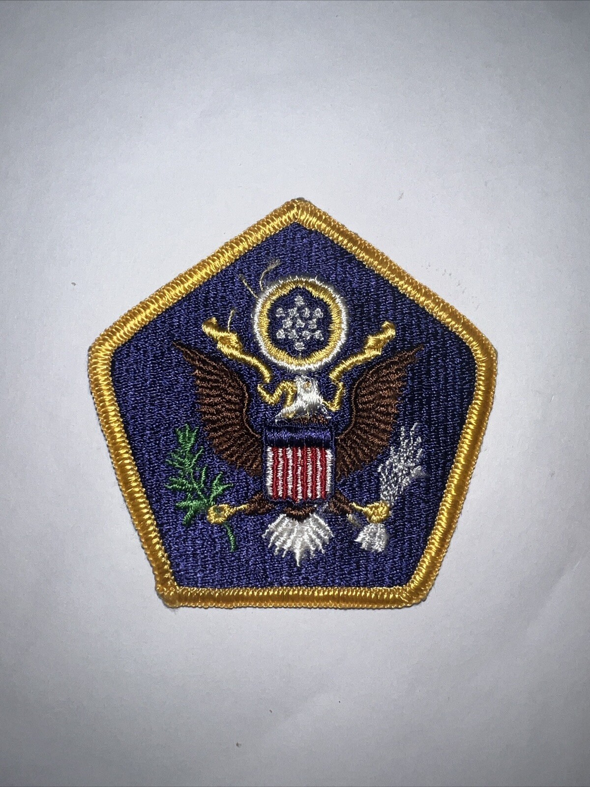US ARMY HEADQUARTERS HQ HHC COMPANY COLOR DRESS CLASS A PATCH VTG ORG MILITARY