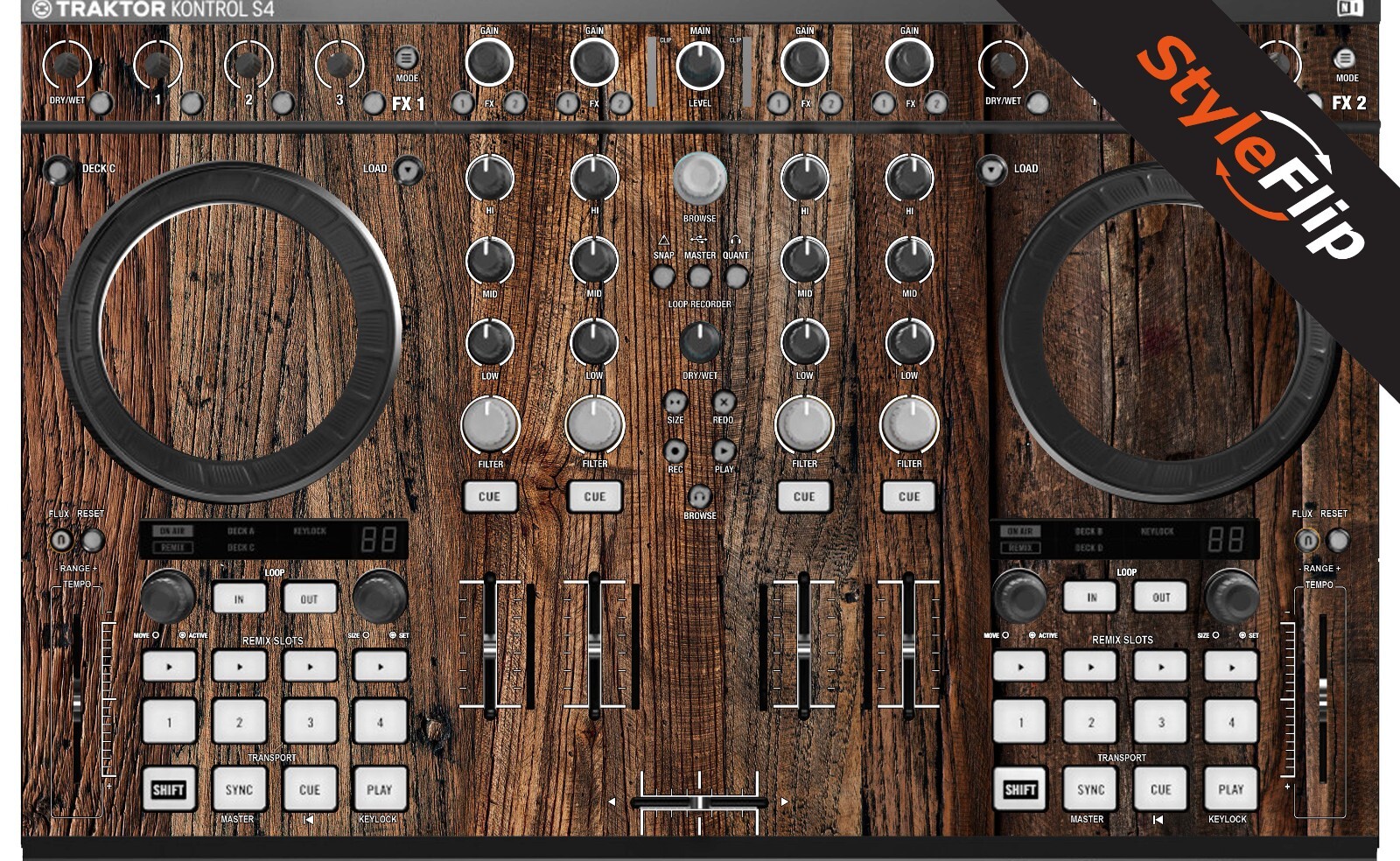 Native Instruments TK S4 MK2 | Wood 3 | Protective Decal | StyleFlip Skins