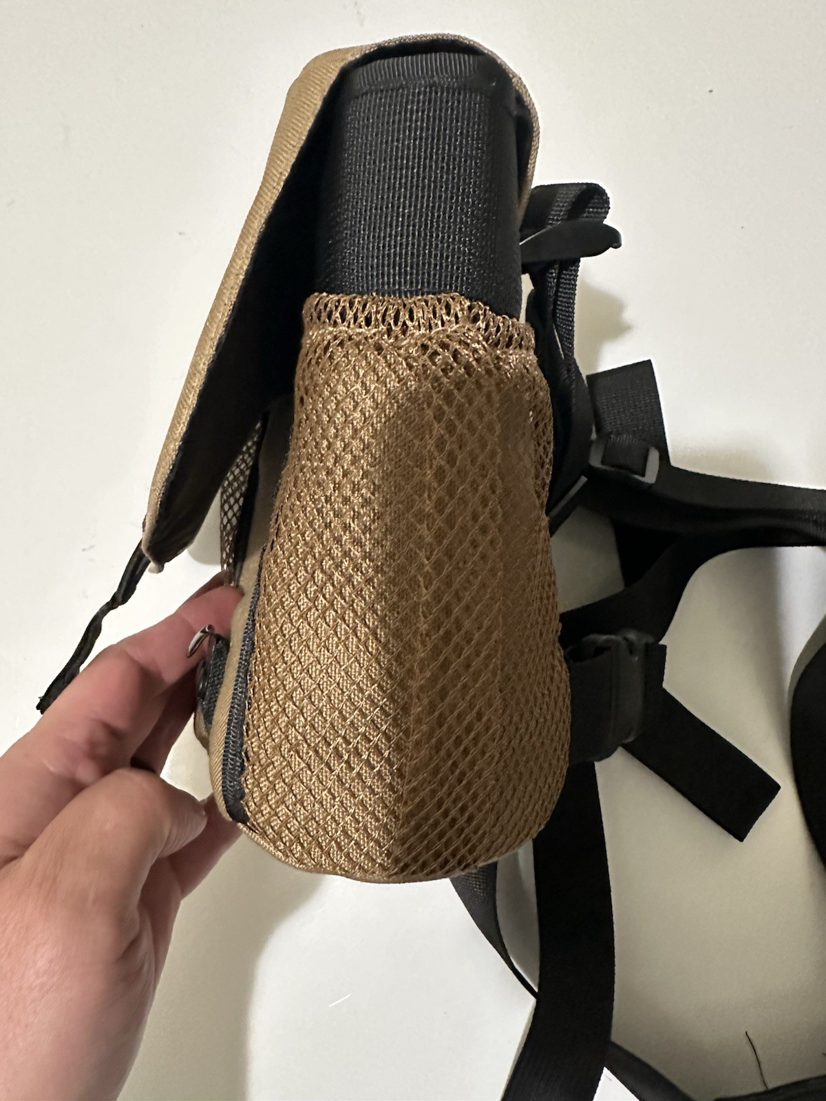 Vortex GlassPak Binocular Harness Case Brown Mesh Sides Adjustable Straps