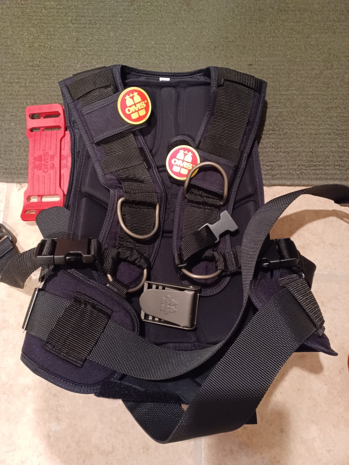 OMS Modular Comfort Harness II Pack System for Scuba Diving - Backpack ONLY M/L