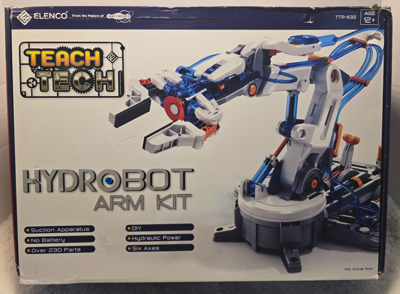 ELENCO Teach Tech HYDROBOT ARM KIT Robot Kit New in Box Sealed