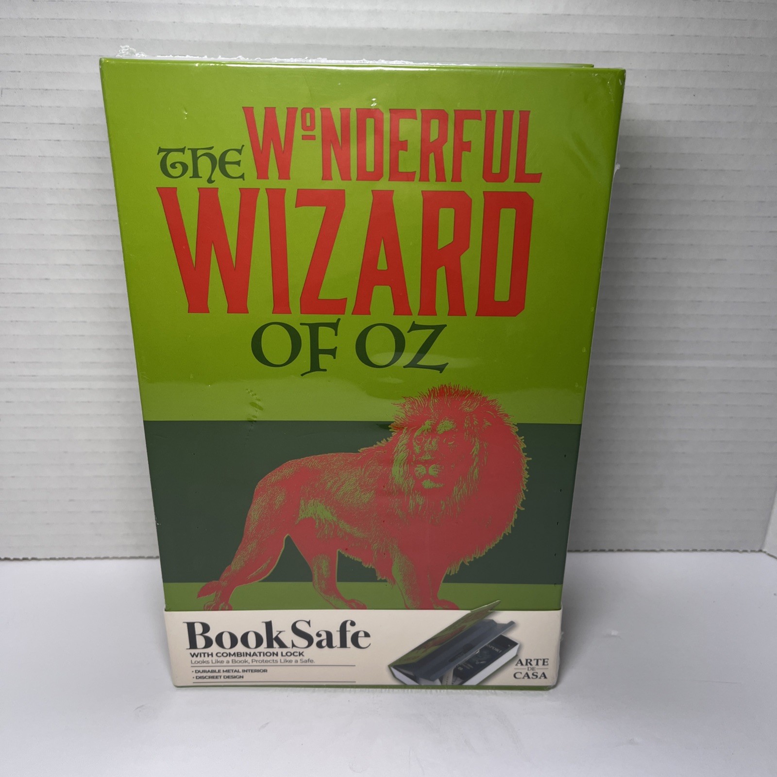 The Wonderful Wizard of Oz Book Safe with Combination Lock for Discreet Storage