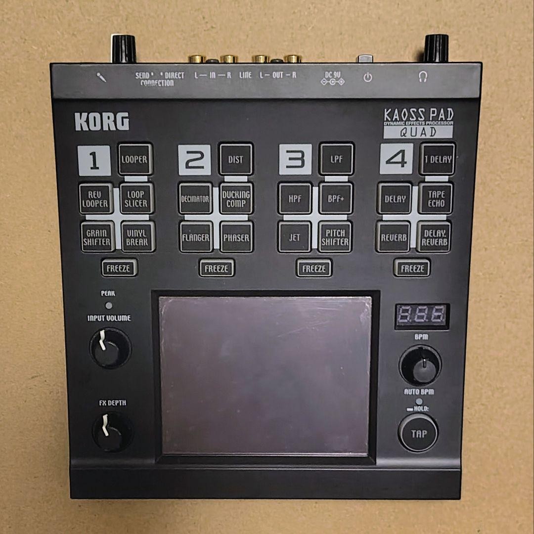 KORG Kaoss Pad Quad KP-QUAD DJ Effects Processor Touchpad Sampler used Japan