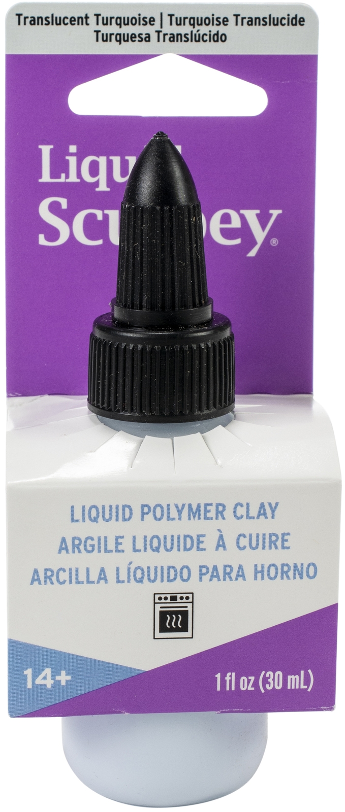 Liquid Sculpey 1oz-Translucent Turquoise (Pack of 3)