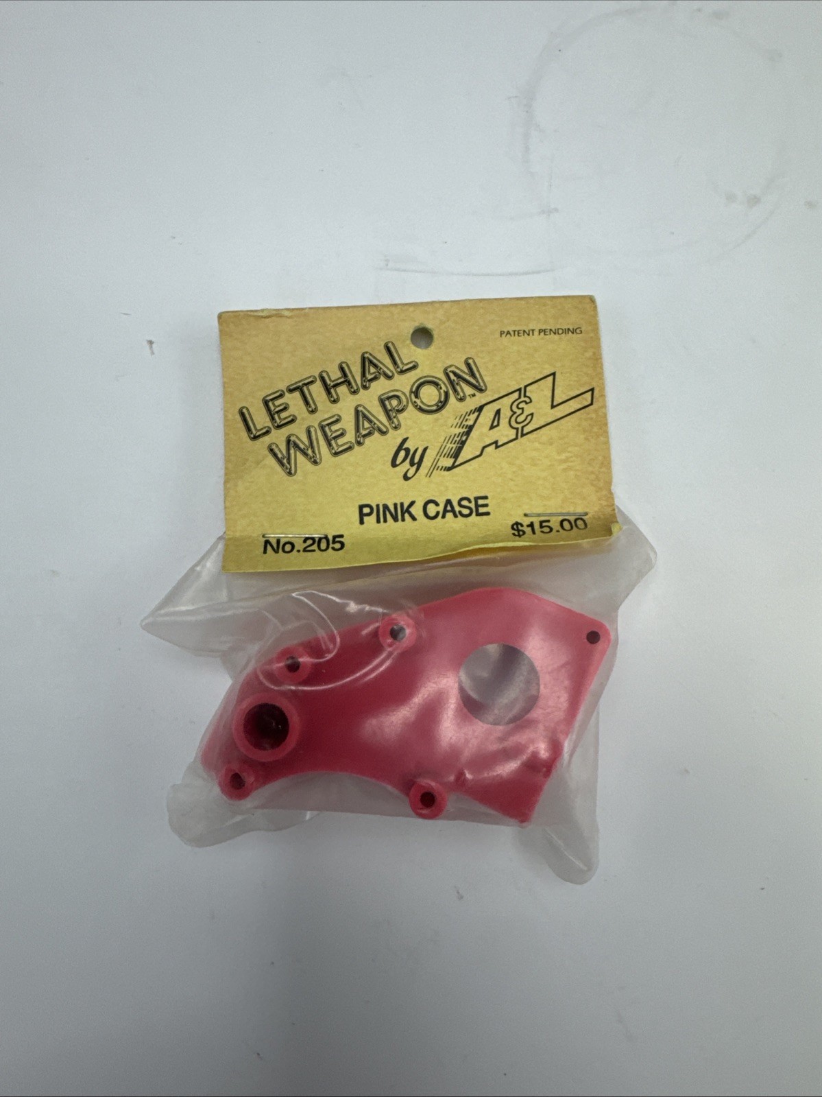 Vintage A&L Pink Lethal Weapon Trans Transmission Case Part Number 205 NOS
