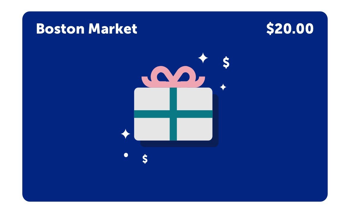 Boston Market Gift Card $20 Digital