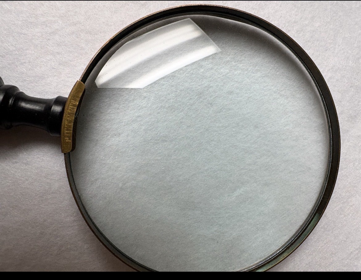 Handheld Magnifying Glass - Black Handle